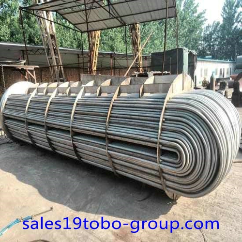 Hot bend U Pipe U shaped bend seamless steel pipe black painted ASTM TP316Ti 