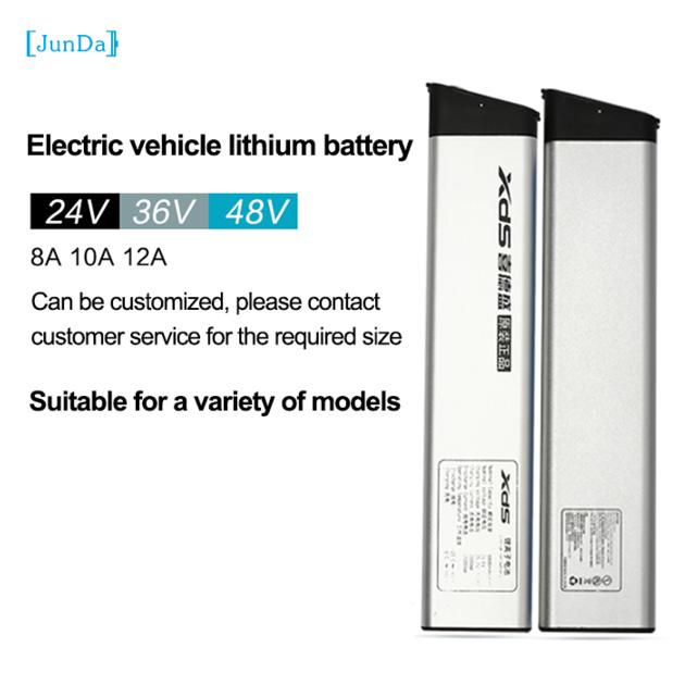 OEM customized 24v 10ah li ion battery pack for electric ebike XDS mountain bike battery 