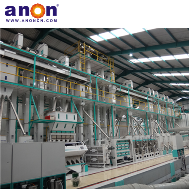 ANON Steamed Automatic Rice Mill Machine