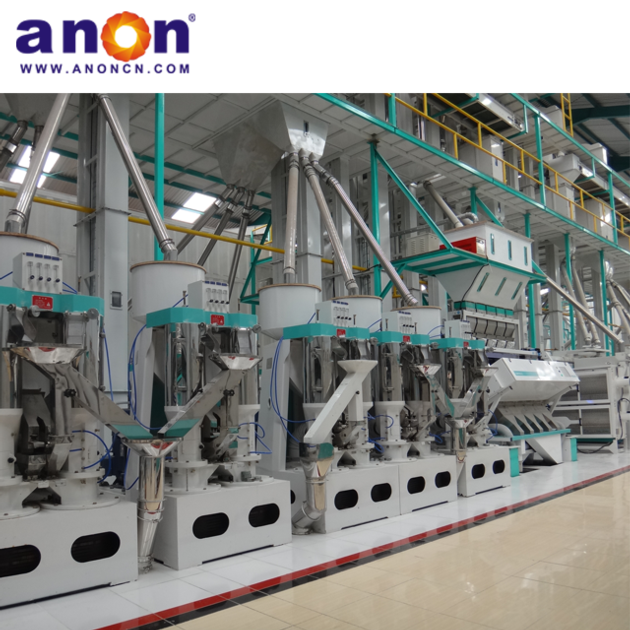 ANON Steamed Automatic Rice Mill Machine