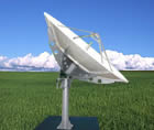Antesky 3m earth station antenna,VSAT antenna,C/KU band antenna