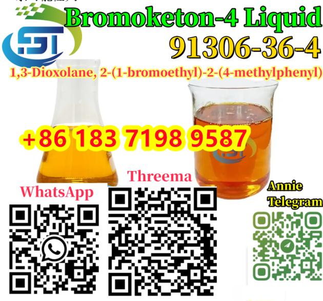 Bromoketon-4 Liquid  CSA 91306-36-4 1,3-Dioxolane, 2-(1-bromoethyl)-2-(4-methylphenyl) 
