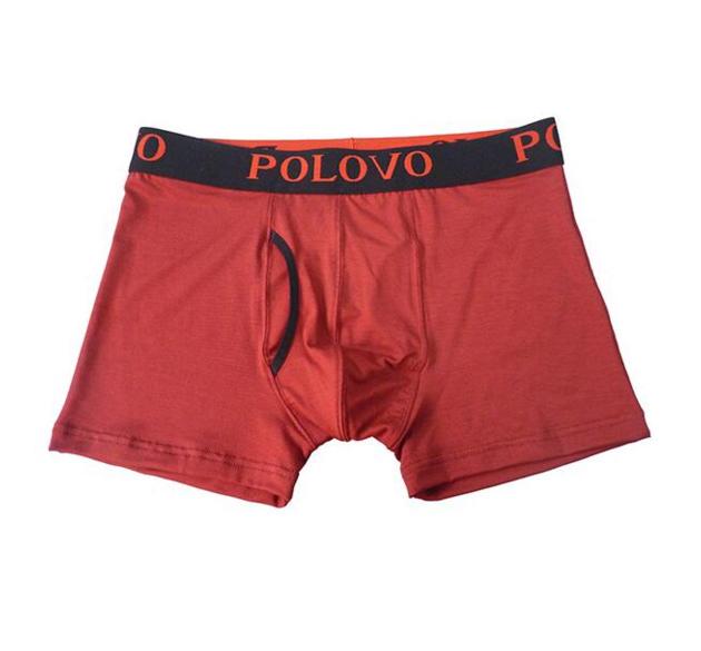 Jacquard waistband breathable men's boxers with pouch