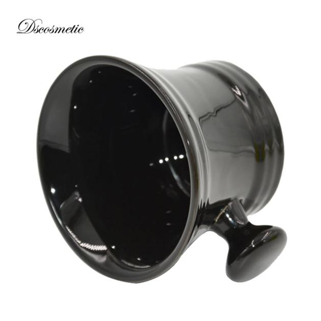 High Quality Black Ceramic Shaving Bowl