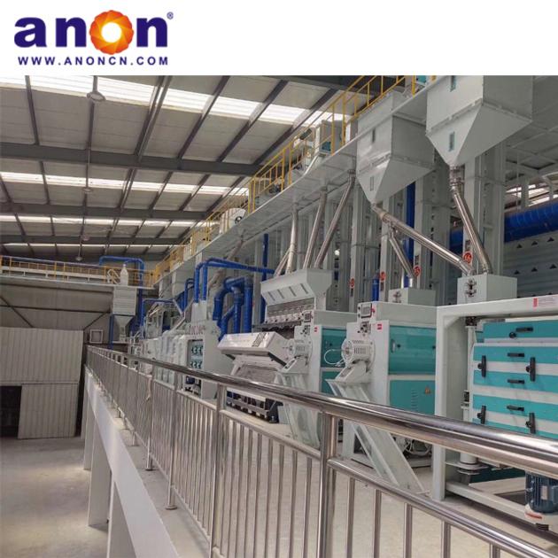 ANON Rice Milling Machine 100 Tpd