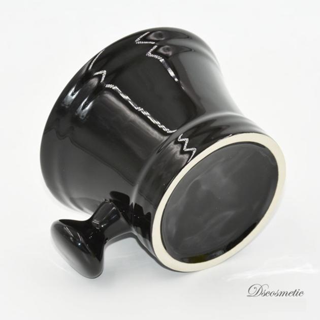 High Quality Black Ceramic Shaving Bowl