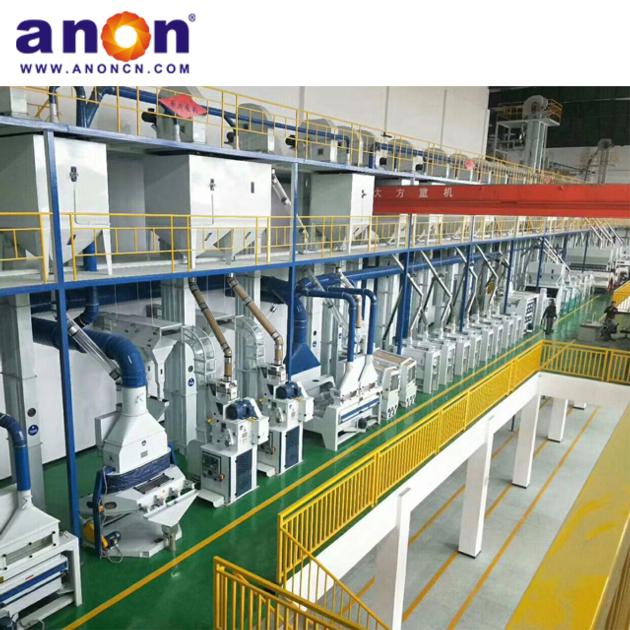 ANON Rice Milling Machine 100 Tpd