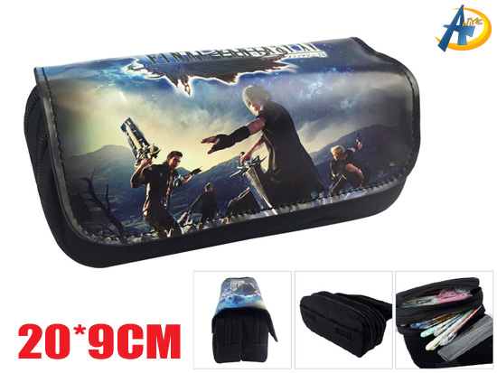 Final Fantasy Game Canvas pencil bag