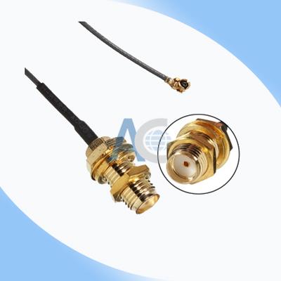 SMA Female to U.FL pigtail antenna cable