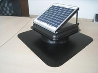 solar crawlspace fan
