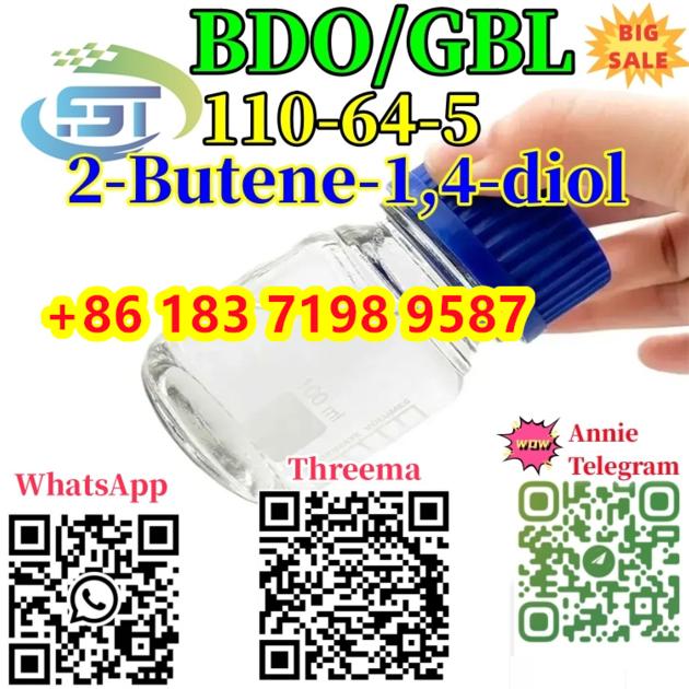 Factory Price 99.9%2-Butene-1,4-diol Safe Fast Delivery CAS: 110-64-5