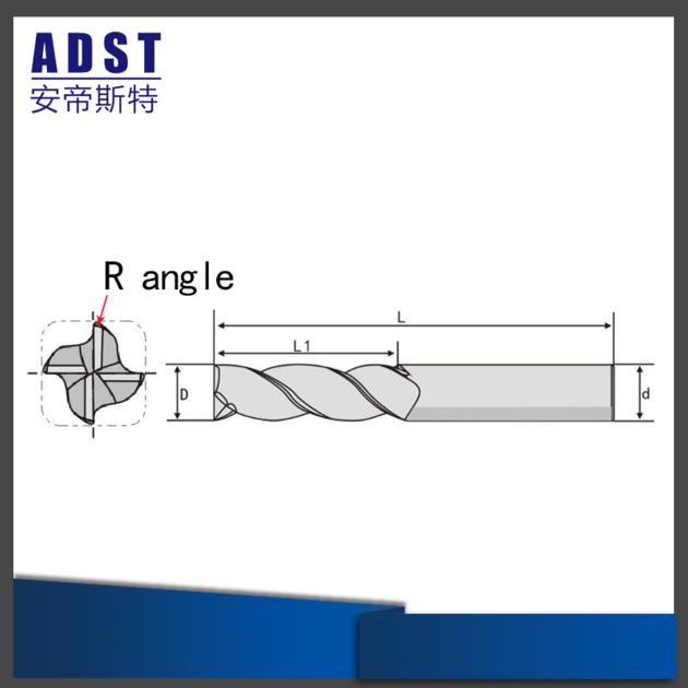 CNC Milling Cutter Solid Carbide End