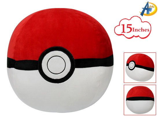 Pokemon Poké Ball anime plush pillow