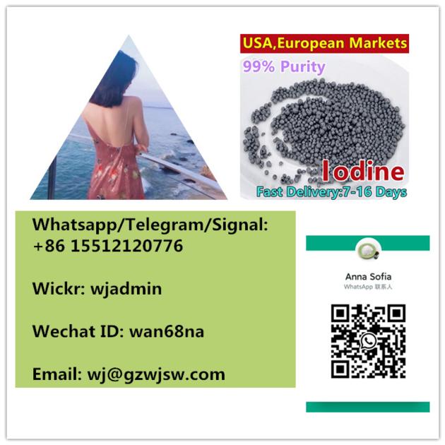 whats APP 008615512120776 Australia warehouse overnight delivery Iodine 7553-56-2 I2 iodine balls