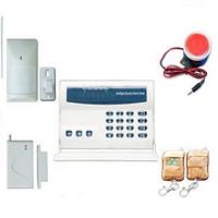 Intelligent wireless & wired security alarm