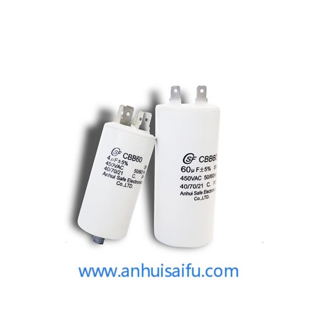 AC Motor Capacitor Column Plastic Case