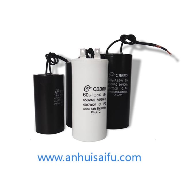 AC Motor Capacitor Column Plastic Case