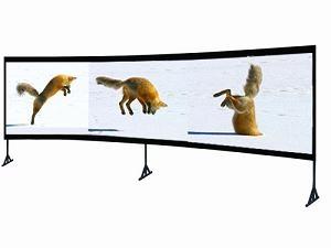 Eyeleted Front projection screen