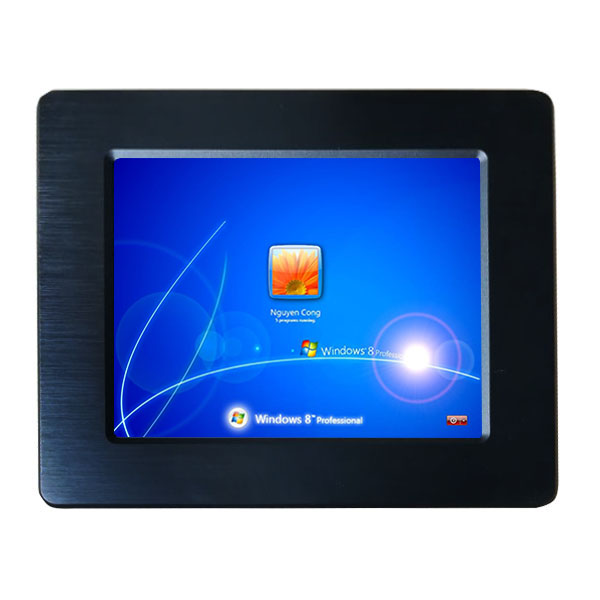 8 inch industrial 1024x768 lcd display touch screen monitor