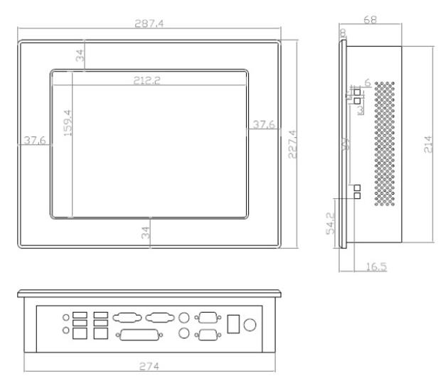 10 4 Inch Industrial Panel PC