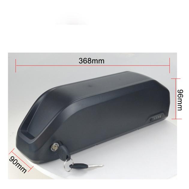 Polly shark down tube electric bike battery 13ah 14.5aH 15.6ah 17ah 20.4ah hailong shape e-bike 