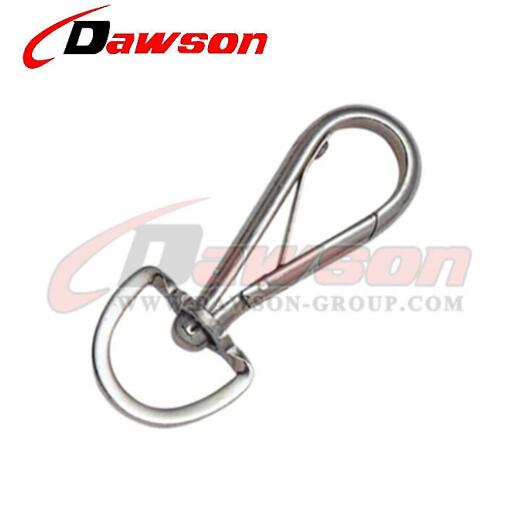 Snap Hook Half Round With Round Swivel 