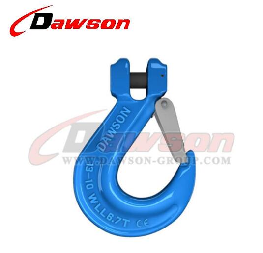 DS1004 G100 Clevis Sling Hook With Safety Latch for Chain Sling Fitting 