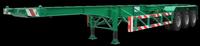 B43-XA-01 40' skeletal semitrailer with 03 axles & 12 twist locks
