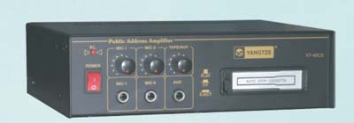 PA amplifier with build-in CASSETTE