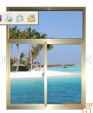 aluminum & pvc  sliding window