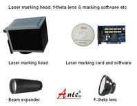 Laser marking head, f-theta lens & marking software etc