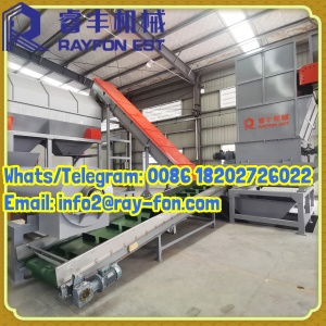 High Capacity Plastic Washing Crushing Machine