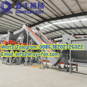 High Capacity Plastic Washing Crushing Machine