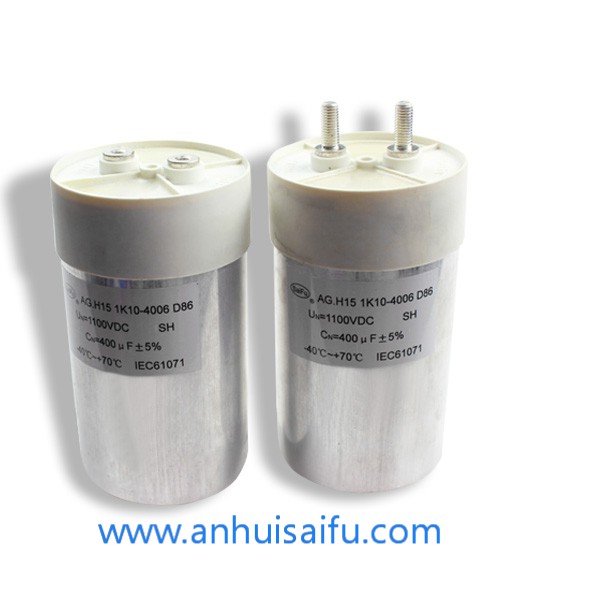 470UF dc-link capacitor photovoltaic wind power cylinder resin filled 3000VAC