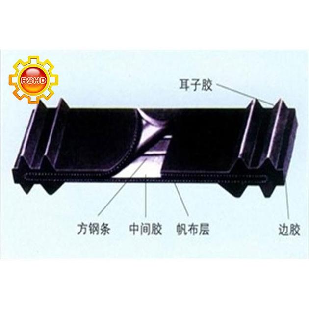 Wire rope traction belt