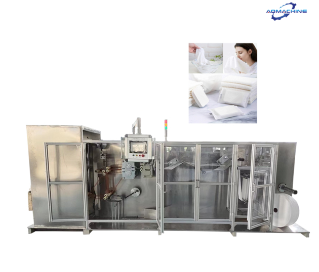 compressed towel making machine