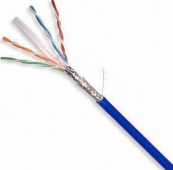 4-Pair S/FTP CAT6 with 0.575mm BC Conductor, TC(AL-MG) Braid and PVC (LSOH, UL CMX, UL CM) Sheath