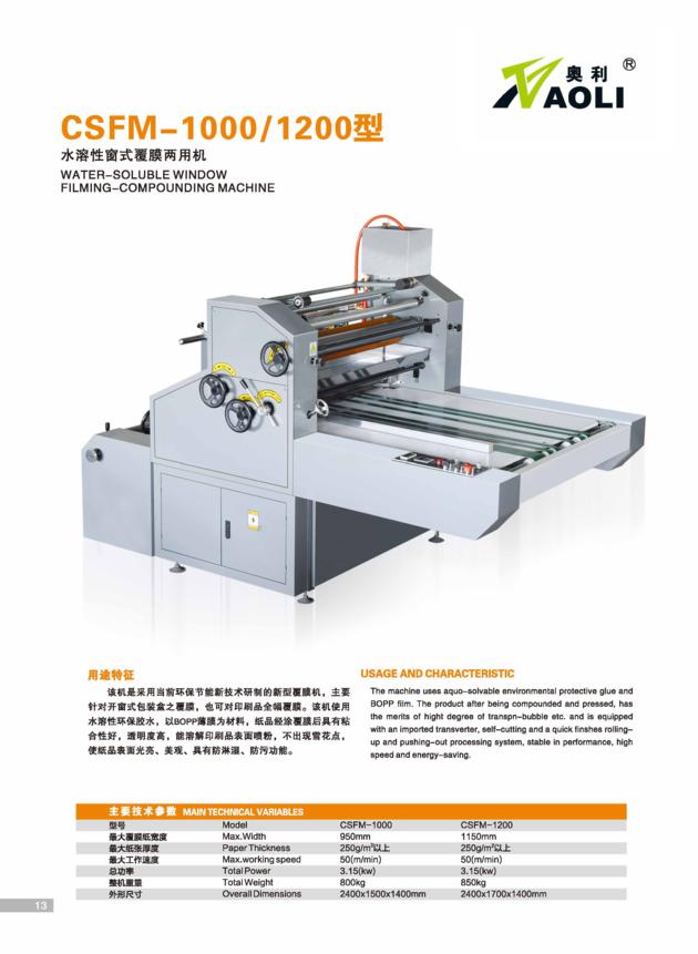CSFM 1200 Manual Waterbased Window Film