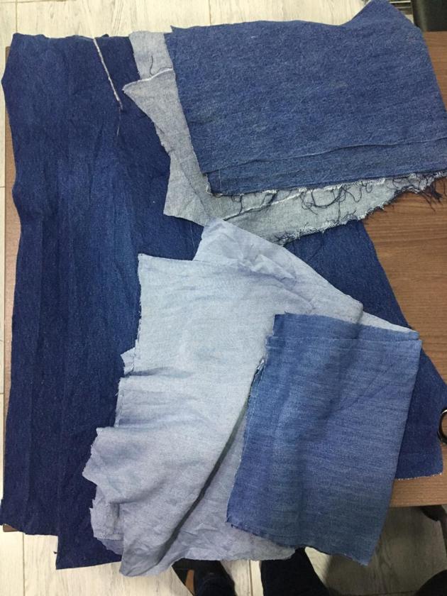 Denim & Jeans Cuttings / Panels / Clips