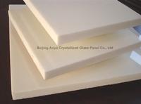 WhiteCrystallized glass panel(crystal white stone)