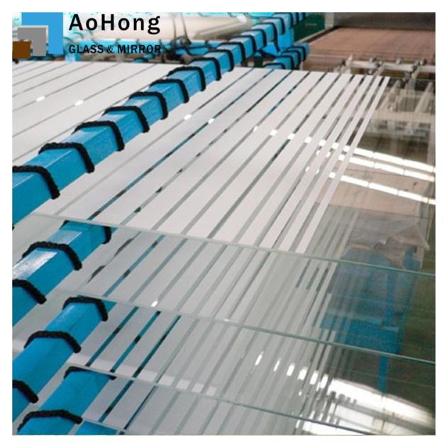 Decorative Glass Partition Wall Printed