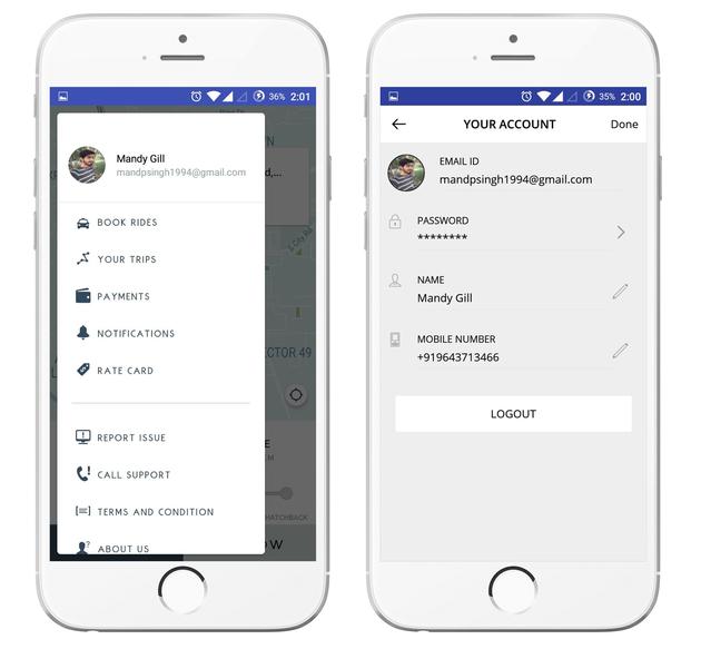 Apporio Taxi Mobile App Uber Clone