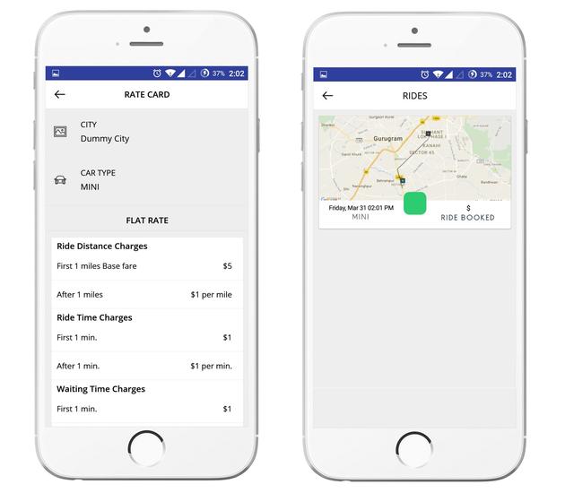 Apporio Taxi Mobile App Uber Clone