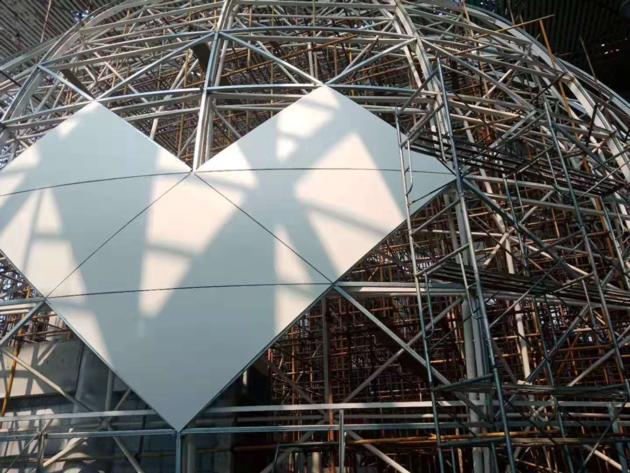 Chinese aluminum double curved solid panel manufacturer