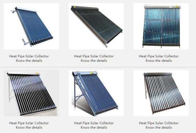 Heat Pipe Solar Collector 