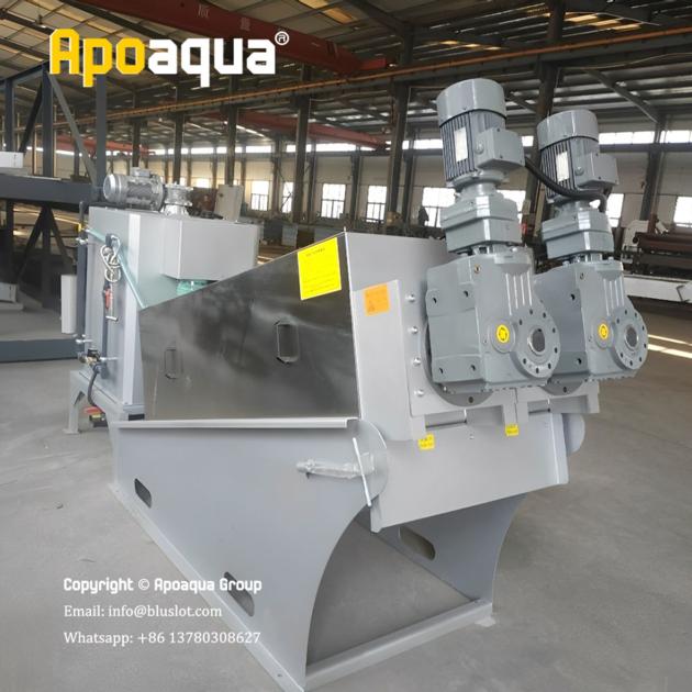 Apoaqua Sludge Dewatering Screw Press For