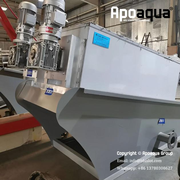Apoaqua Pig Wastewater Dewatering Screw Press