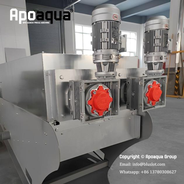 Apoaqua Pig Wastewater Dewatering Screw Press