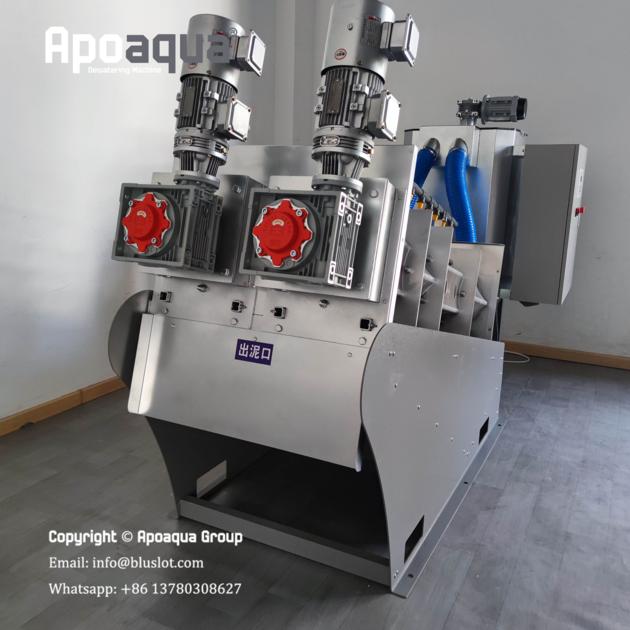 Hospital Wastewater Sludge Dewatering Screw Press