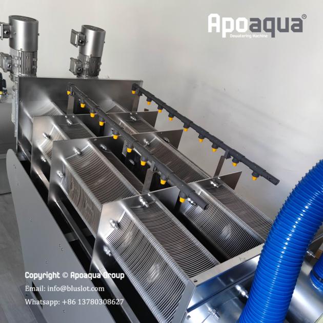 Hospital Wastewater Sludge Dewatering Screw Press